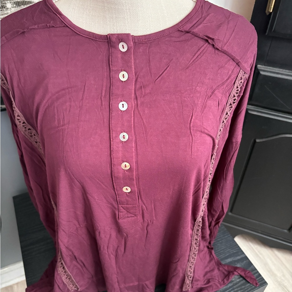 Pol boho solid top small - image 1